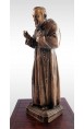Statua Padre Pio Benedicente con stola in BRONZO fuso da 60cm a 90cm